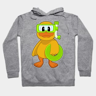 Duck Swimming Snorkel Hoodie